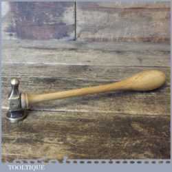 Fine Ornate Antique Jeweller's Brass Repousse Hammer - Decorative Handle