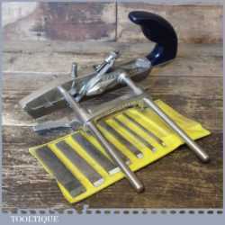 Vintage Record No: 044C Plough Plane 8 Cutters - Fully Refurbished