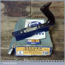 Vintage Boxed Record No: 730 Fibreboard Plane - Good Condition