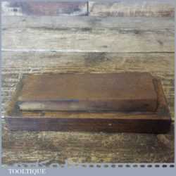 Vintage 5 ½” x 1 ¾” Natural Washita Oil Stone - Lapped Flat Ready For Use