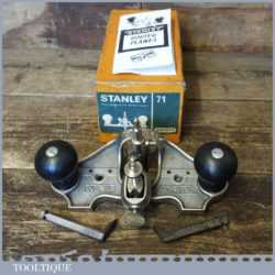Vintage Boxed Stanley No: 71 Hand Router Plane - Good Condition