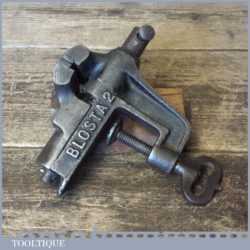 Vintage Blosta Germany No: 2 Portable Bench Vice 2” Jaws - Good Condition