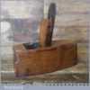 Vintage Beechwood Toothing Plane - Good Condition Lapped Flat