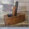 Vintage Beechwood Toothing Plane - Good Condition Lapped Flat