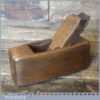 Vintage 5 ¼” Coachmaker’s Beechwood Hollowing Block Plane - Good Condition