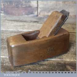 Vintage 5 ¼” Coachmaker’s Beechwood Hollowing Block Plane - Good Condition