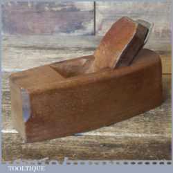 Vintage 6” Beechwood Smoothing Block Plane - Good Condition