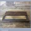 Vintage 8” x 2” Natural Washita Oil Stone Mahogany Box - Lapped Flat