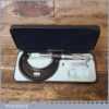 Vintage Boxed No: 966 Moore & Wright 1”-2” Micrometer - Good Condition