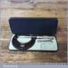 Vintage Boxed No: 966 Moore & Wright 1”-2” Micrometer - Good Condition