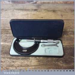 Vintage Boxed No: 966 Moore & Wright 1”-2” Micrometer - Good Condition