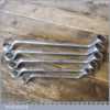 Vintage Collection 6 Gordon Tools A/F RIng Spanners - Good Condition