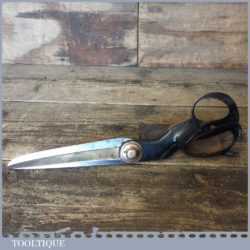 Vintage Large Tailor’s Heavy Duty Scissors Or Shears - Sharpened