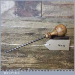 Vintage Leatherworkers Boxwood Shouldered Marking Awl - Good Condition