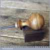 Vintage Leatherworkers Boxwood Shouldered Marking Awl - Good Condition