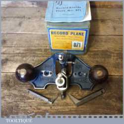 Vintage Boxed Record No: 071 Hand Router Plane - Good Condition