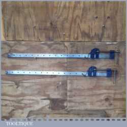 Vintage Pair No: 135 Record 36" Sash Clamps - Good Condition Ready To Use