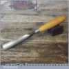 Vintage No: 9 Sorby 7/8” Straight Wood Carving Gouge Chisel - Refurbished