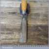 Vintage No: 9 Sorby 7/8” Straight Wood Carving Gouge Chisel - Refurbished