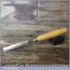 Vintage S Tyzack 5/8” Straight Incannel Wood Carving Gouge Chisel - Sharpened