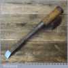 Vintage Old 3/4” Signed Japanese Laminated Forge Steel Mortice Chisel
