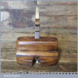 Antique E J Birch 1875-1905 Beechwood Old Woman’s Tooth Hand Router Plane