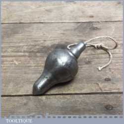 Antique 3” Cast Iron Plumb Bob - Good Condition