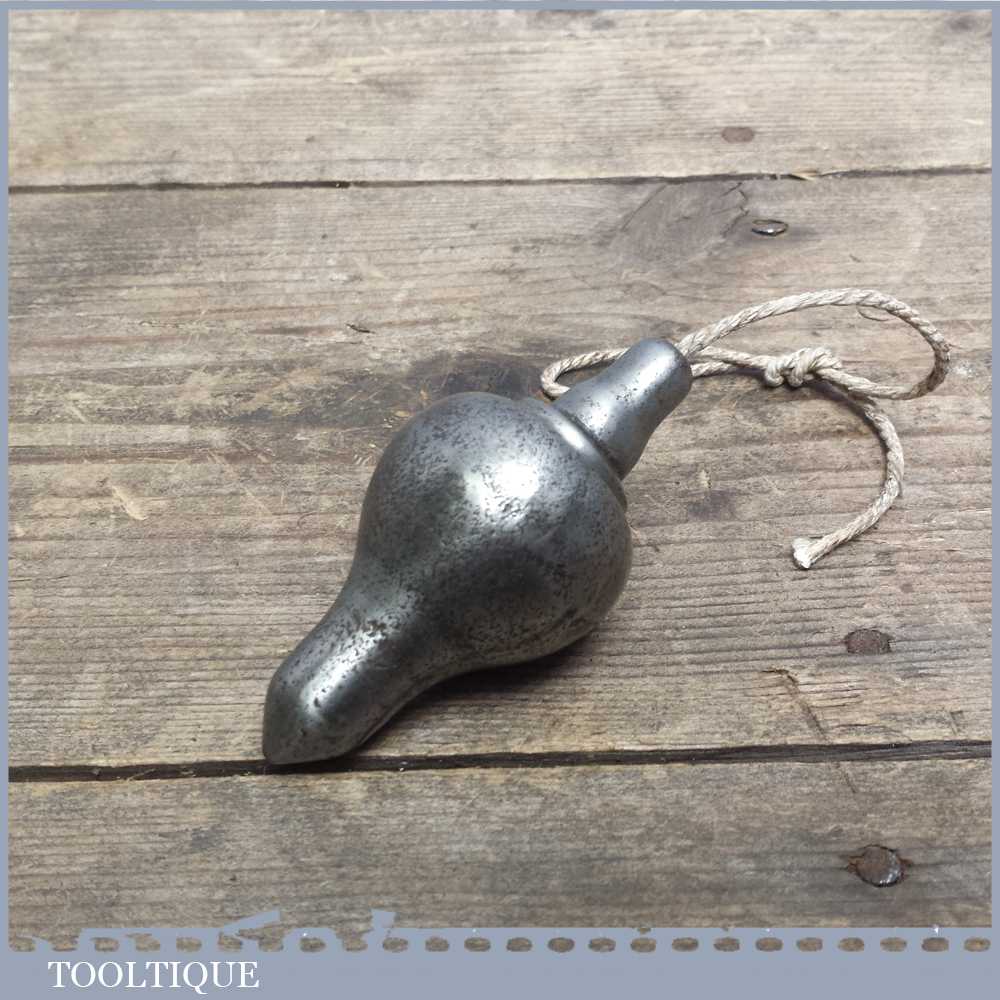 Antique 3” Cast Iron Plumb Bob - Good Condition