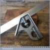 Vintage Rabone No: 1901 Steel Adjustable Combination Square - Fully Refurbished