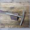Antique Saddlers Leatherworking Strapped Tack Hammer - Good Condition