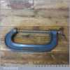 Vintage 6” Record Woodworking G Clamp - Good Condition