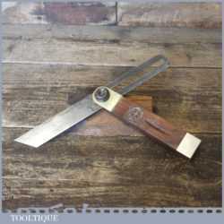 Vintage Elliot-Lucas 8 ½” Rosewood Brass Sliding Bevel - Good Condition