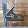 Vintage Rabone Chesterman No: 1902 Steel Adjustable Combination Square