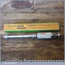 Antique North Bros Mfg USA 1878-1946 Yankee No: 41 Push Drill 7 Bits