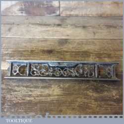 Antique C. E. Jennings USA 1878-1932 Ornate 12” Steel Spirit Level