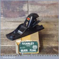 Vintage Boxed Stanley No: 102 Block Plane - Fully Refurbished Ready To Use