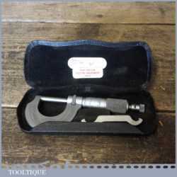 Vintage Moore & Wright No: 961B Imperial 0-1” Micrometer - Good Condition