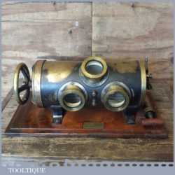 Rare WW2 Munro Portable Aneroid Altimeter Calibration Pressure Chamber Air Ministry