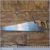 Vintage Henry Disston Canada 26” Cross Cut Handsaw 7 TPI - Sharpened