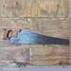 Vintage Sheffield Warranted Superior 26” Cross Cut Handsaw 7 TPI Sharpened