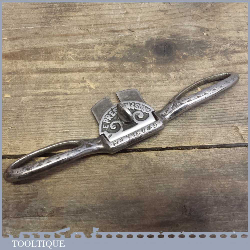 Vintage Edward Preston No: 1374 Ornate Round Faced Malleable Iron