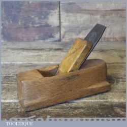 Vintage Pattern Maker’s 5 ¼” Beechwood Hollowing Plane - Good Condition