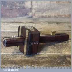 Vintage I. & H. Sorby Rosewood Brass Mortise Gauge - Good Condition