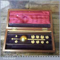 Antique Boxed Farrow & Jackson Sikes Proof Testing Hydrometer Kit