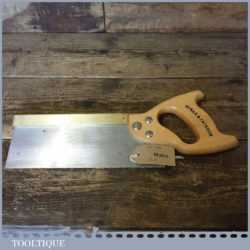 Vintage Spear & Jackson 10” Brass Back Tenon Saw 14 TPI - Sharpened