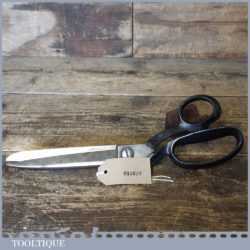 Vintage Sheffield Pair Of 12 ½” Tailor’s Shears Scissors - Sharpened