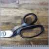 Vintage Sheffield Pair Of 12 ½” Tailor’s Shears Scissors - Sharpened