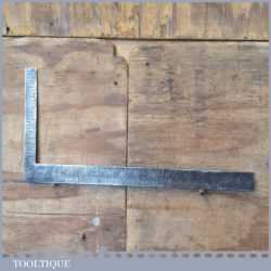 Vintage I & D Smallwood 18” x 9” Calibrated Cast Steel Square Broad Arrow