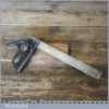 Vintage L.S.S Starrett USA Cast Steel Adjustable Combination Square - Good Condition