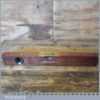 Vintage J Rabone 18” Mahogany Brass Spirit Level - Original Bubble